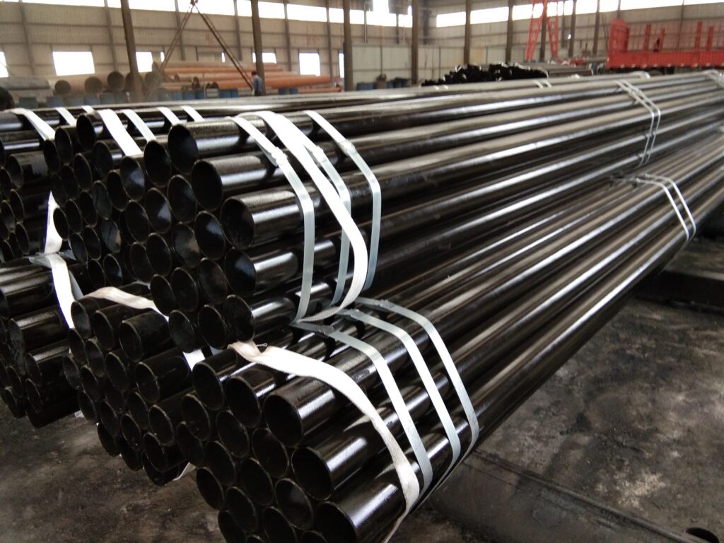 rolled and welded steel pipe